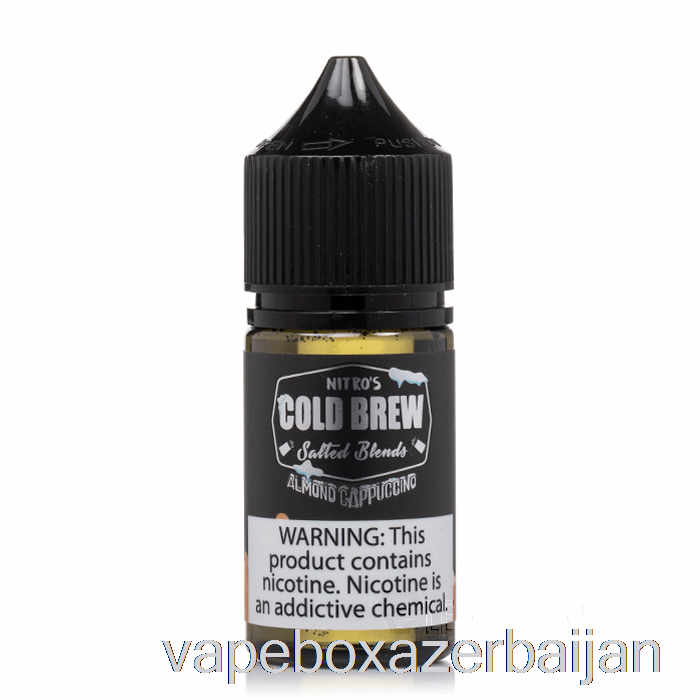 E-Juice Vape Almond Cappuccino - Nitros Cold Brew Salts - 30mL 25mg